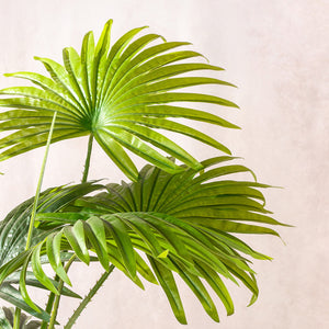 Artificial Fan Palm Tree 120cm (W/O pot)
