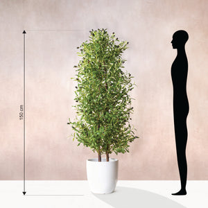 Artificial Olive Tree - Natural Trunk 150cm (w/o pot)