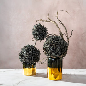 The Midnight Slate Duo (Vases Included)