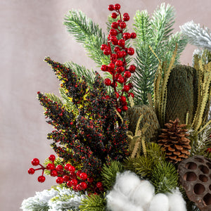 Festive Arrangement II With Ceramic Pot