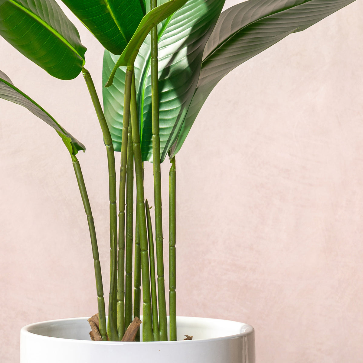 Artificial Bird Of Paradise Dark Green Foliage 120 cm (W/O pot)