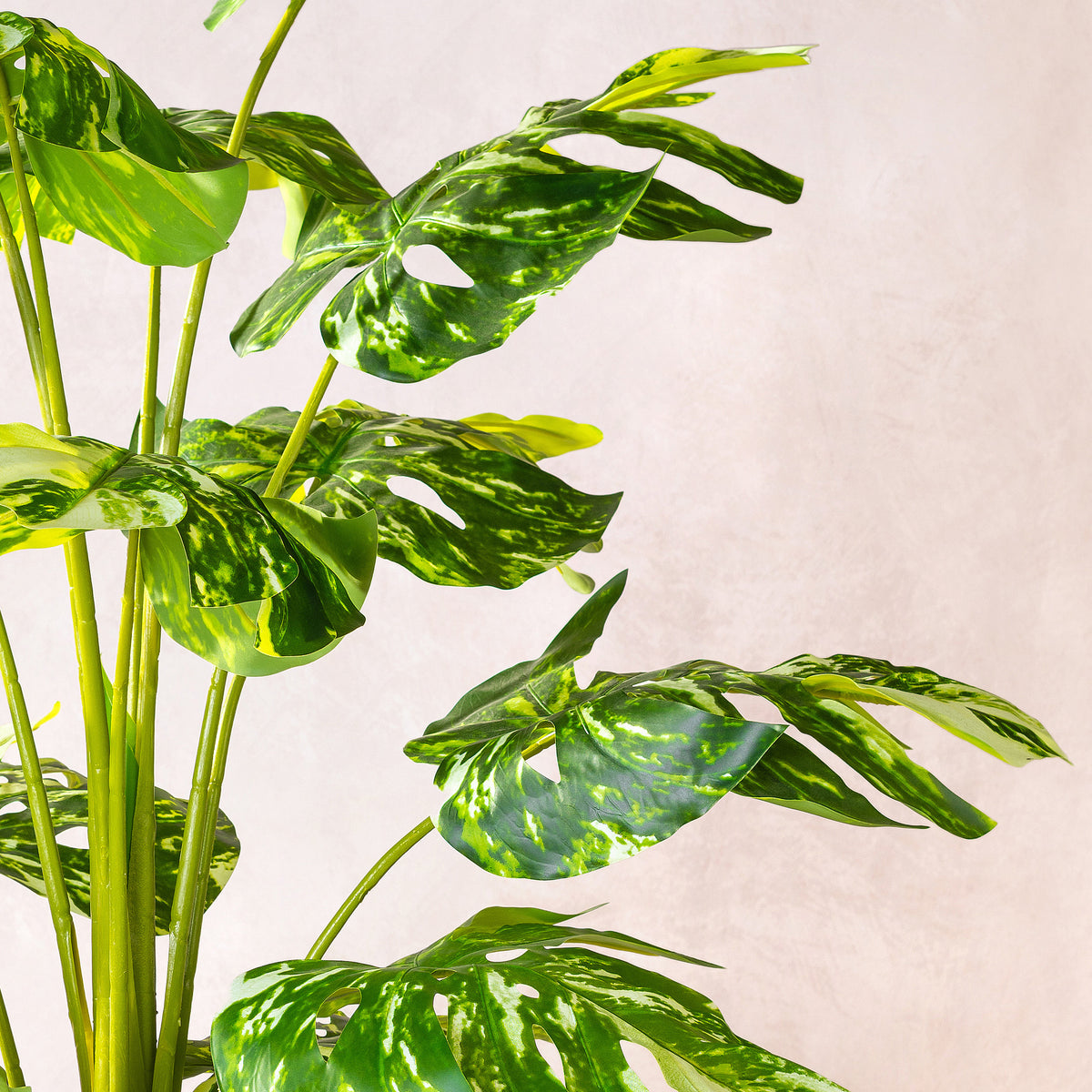 Artificial Variegated Monstera Tree (W/O pot)