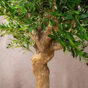 Artificial Olive Tree Natural Coffee Trunk (W/O pot)