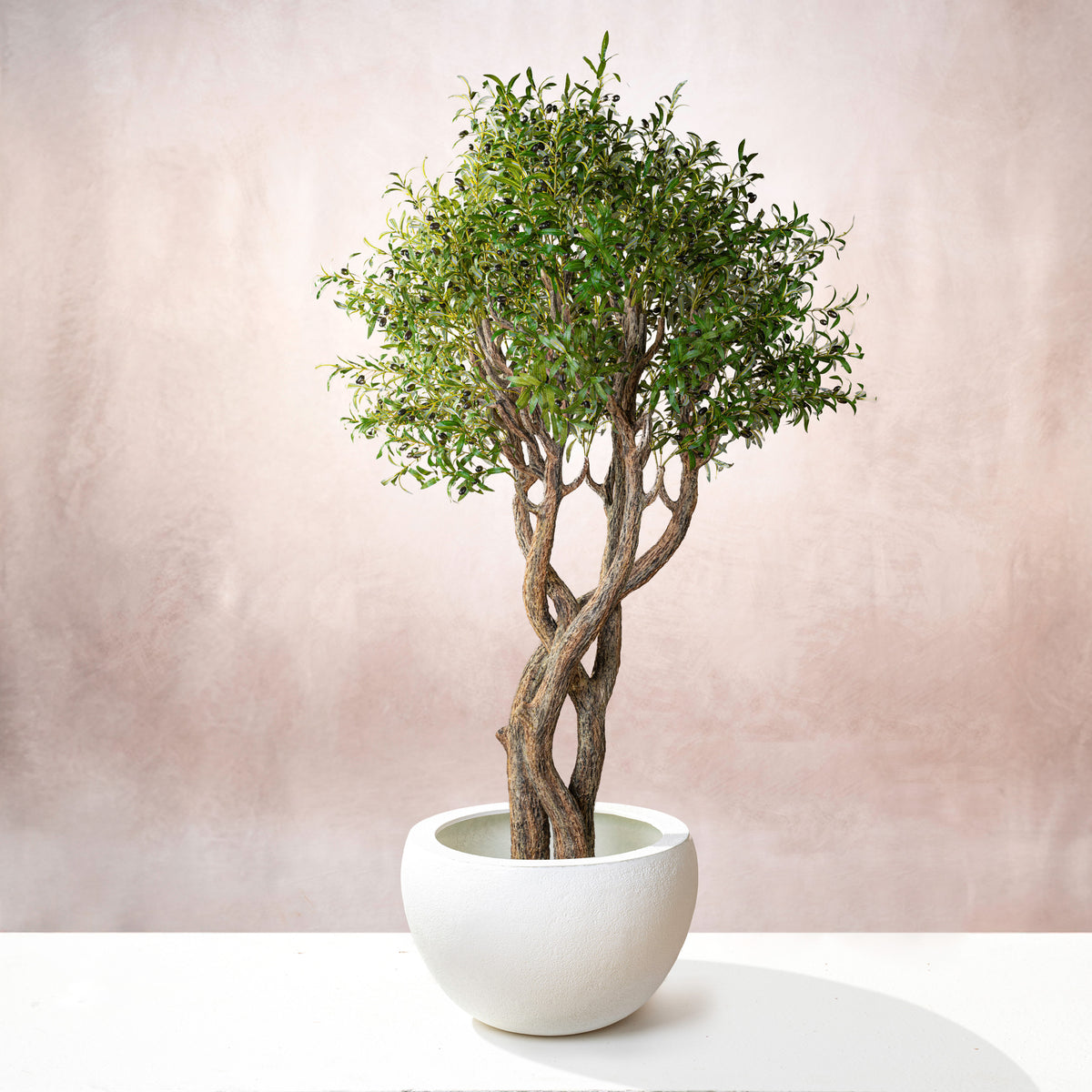 Artificial Handmade Bended Olive Tree 210cm (W/O pot)