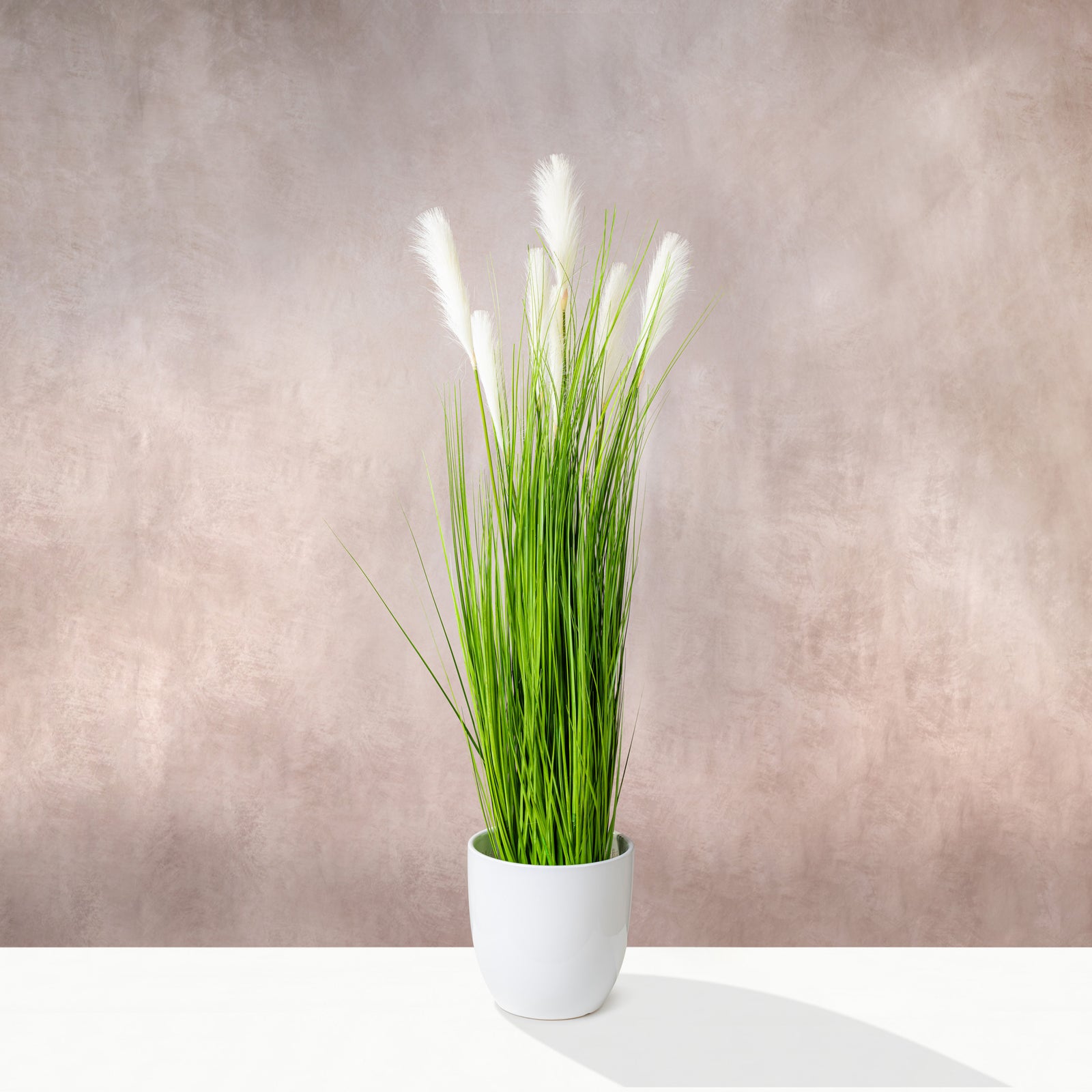 Artificial White Pampas Grass 150cm (W/O pot)