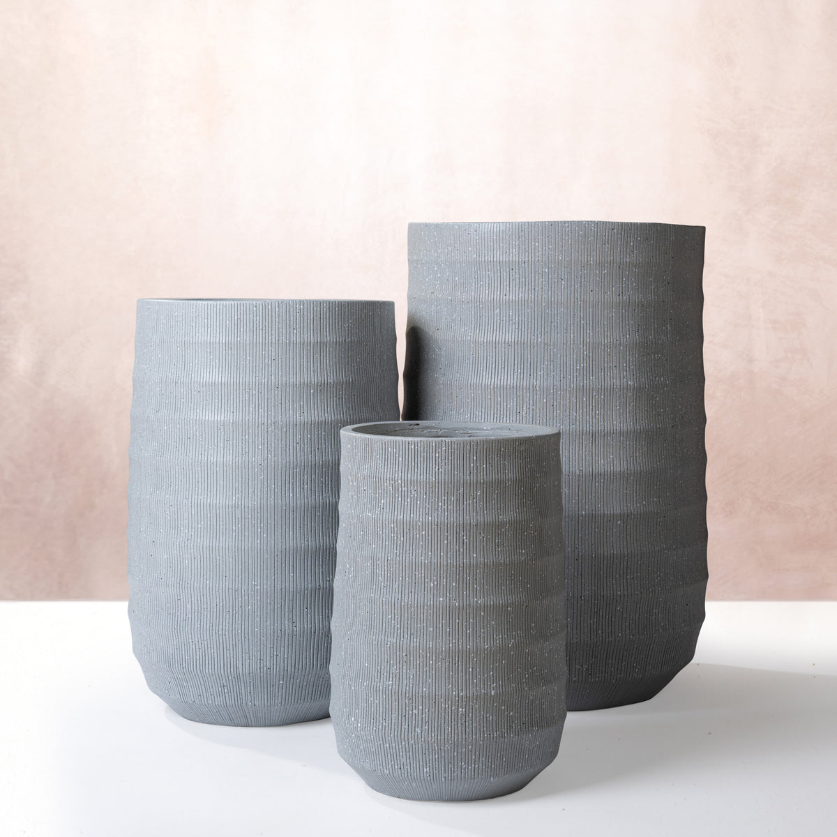 Verte Waves Tall Pot