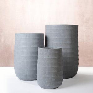 Verte Waves Tall Pot