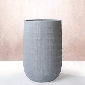 Verte Waves Tall Pot