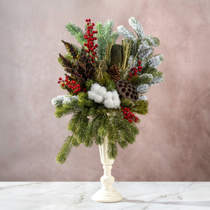 Festive Arrangement II With Ceramic Pot