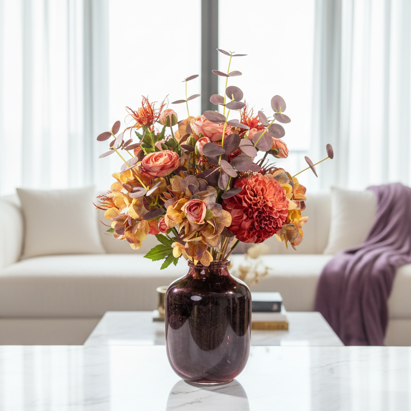 The Autumn embers (Vase Included)