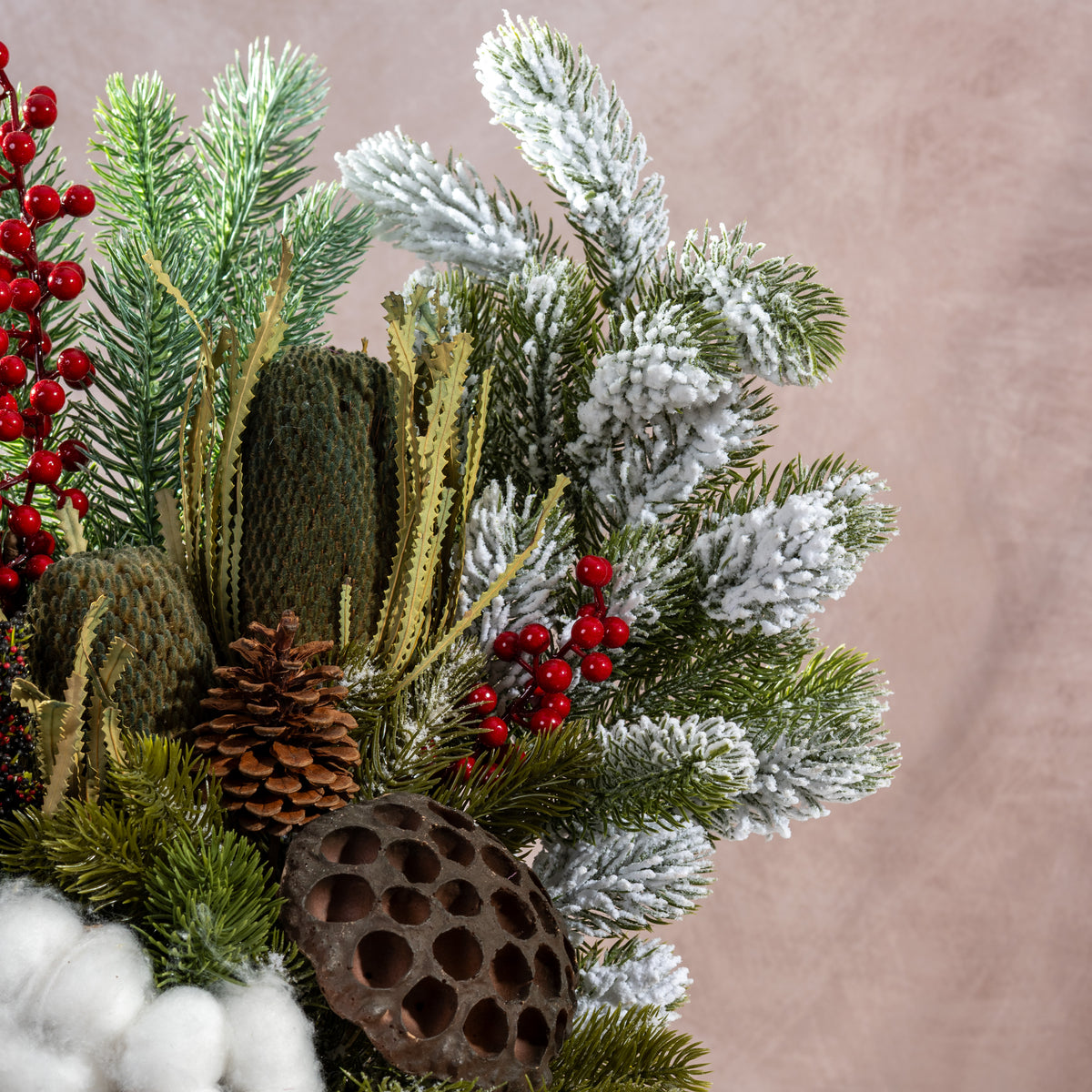 Festive Arrangement II With Ceramic Pot