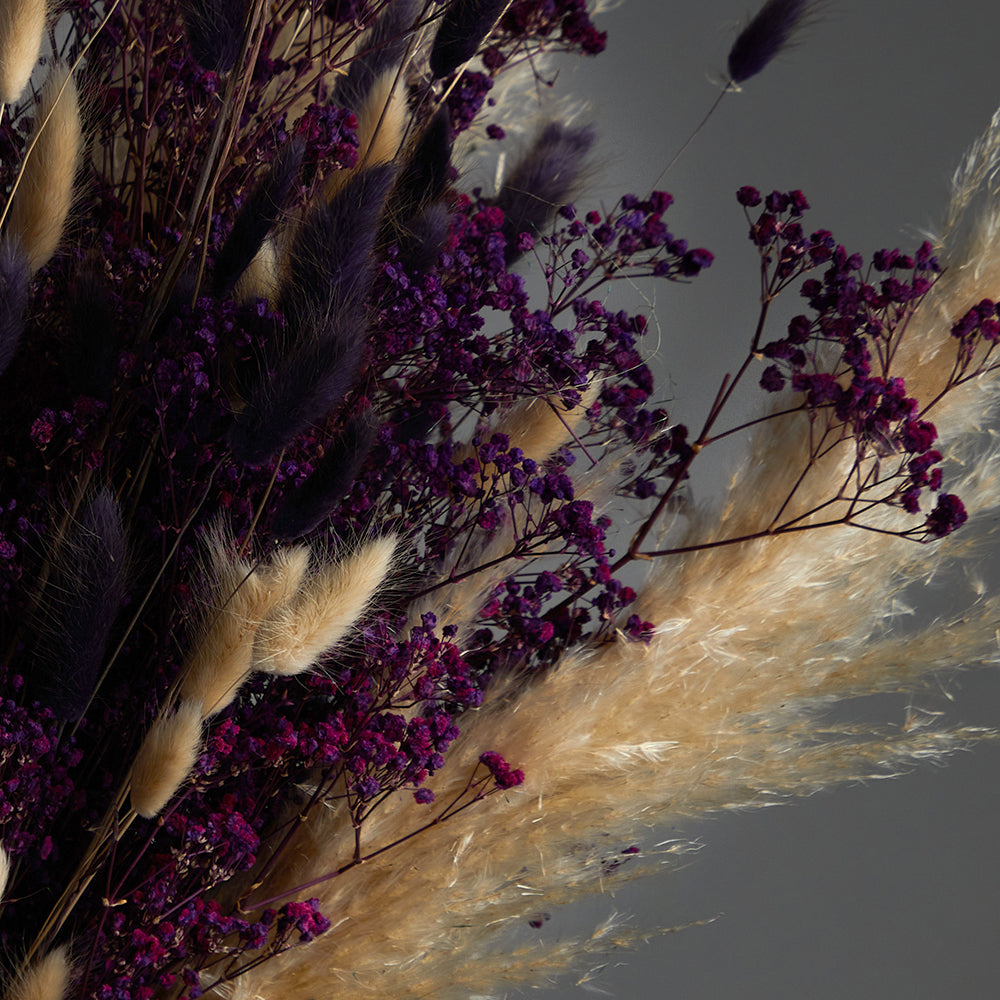 Purple Splash Dried Flower Bouquet