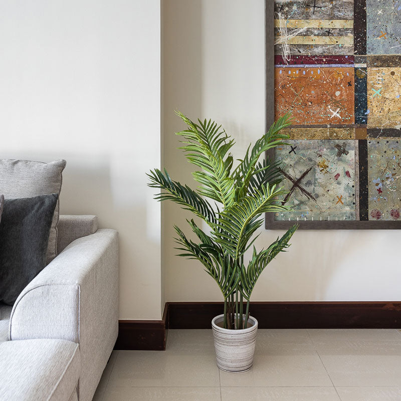 Artificial Areca Palm Tree Plant 100cm (w/o pot)