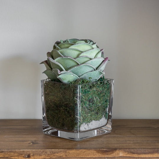 Artificial Succulent Rose