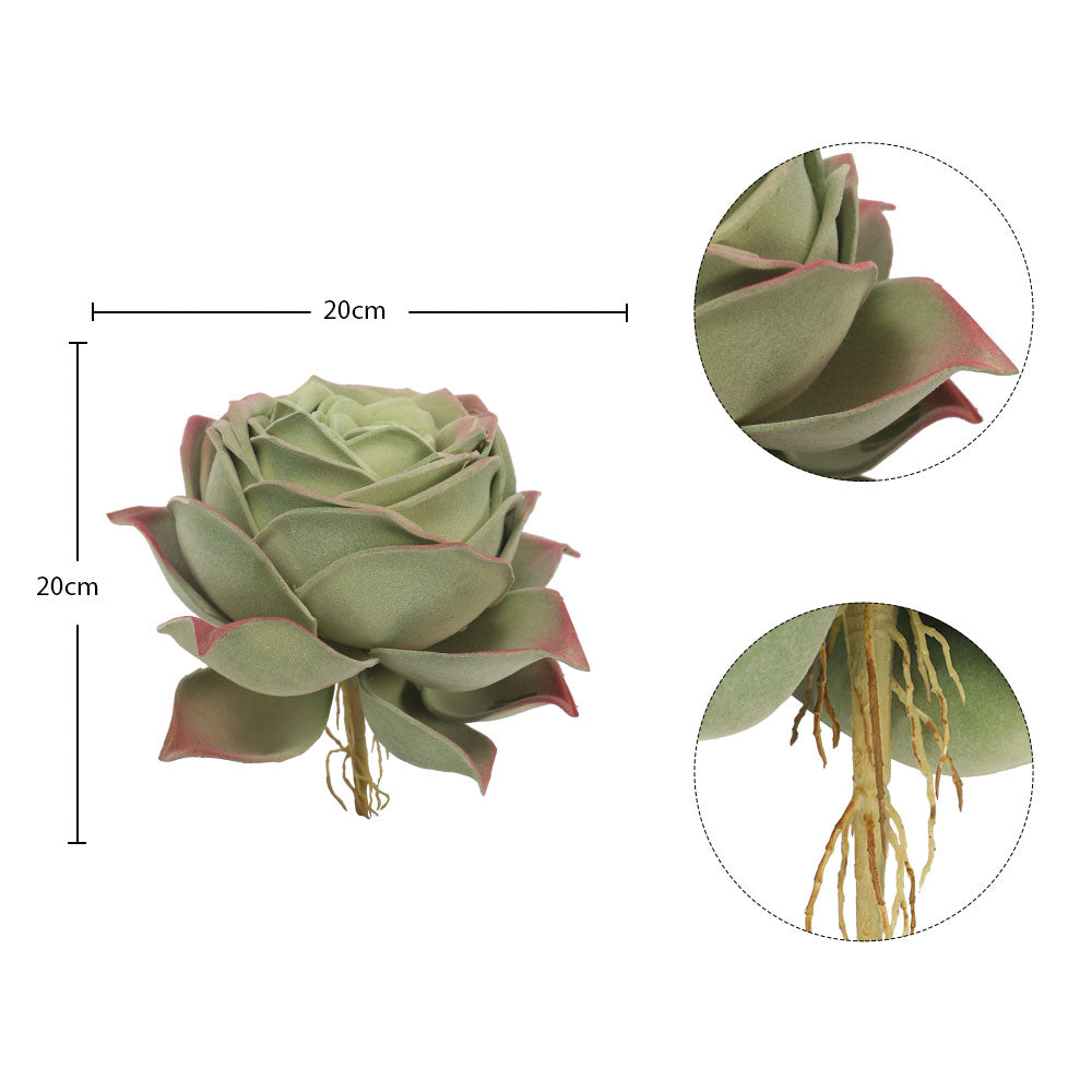 Artificial Succulent Rose