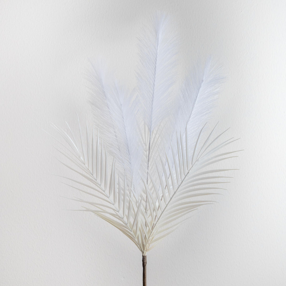 Faux Ostrich Feather Stems, White Fake Ostrich Feathers, Faux