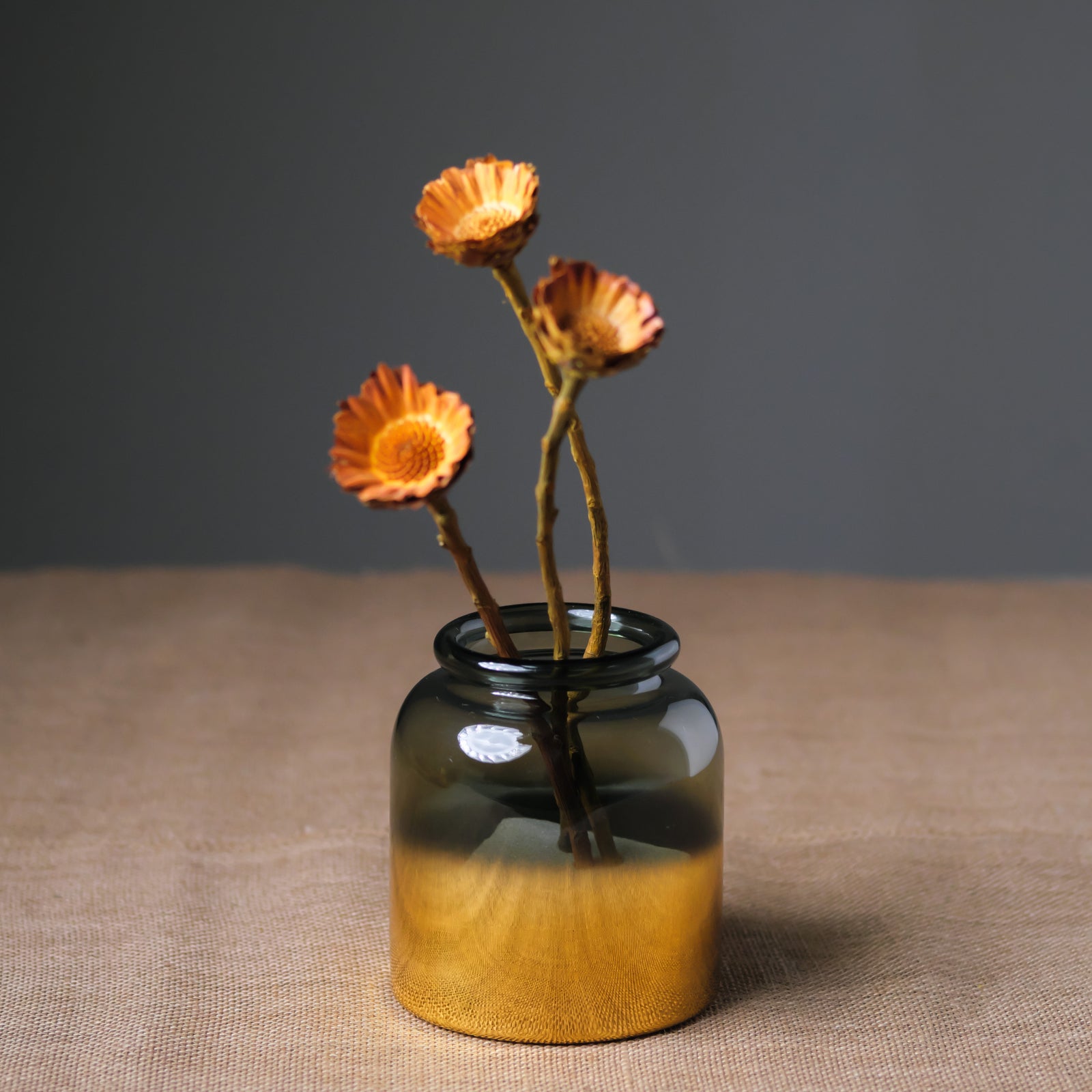 Ambered Jar Vase