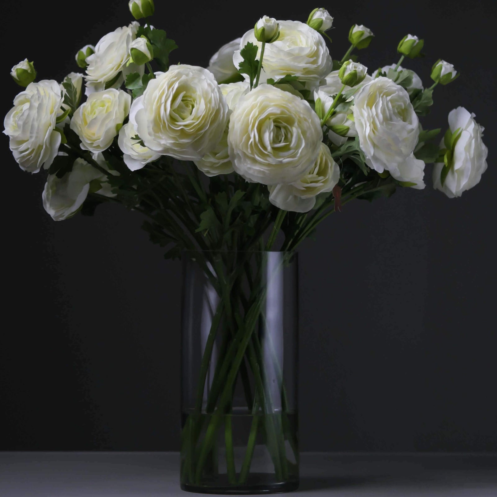 Clear Glass Column Vase