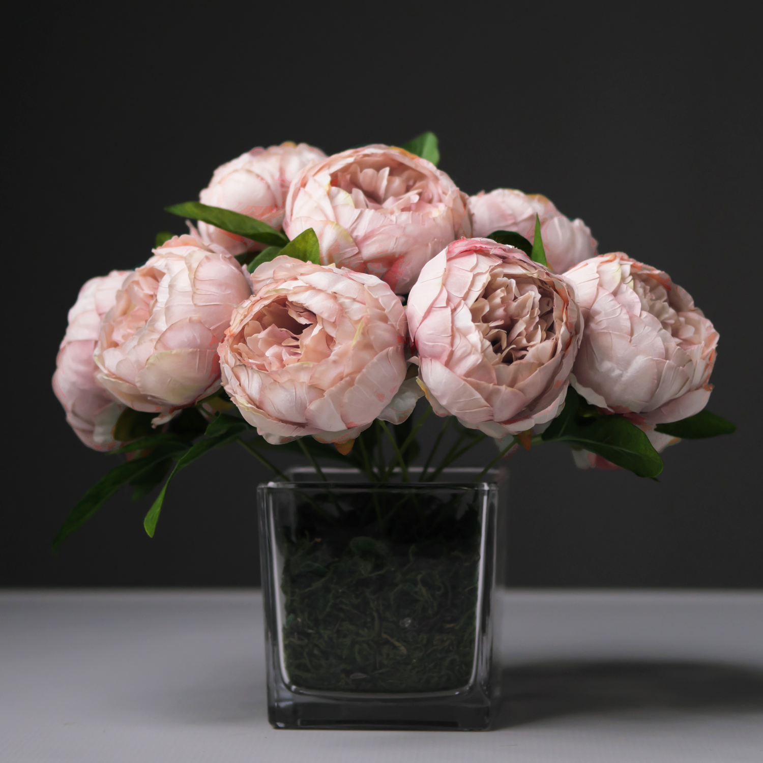 Light Pink Artificial Peony Arrangement