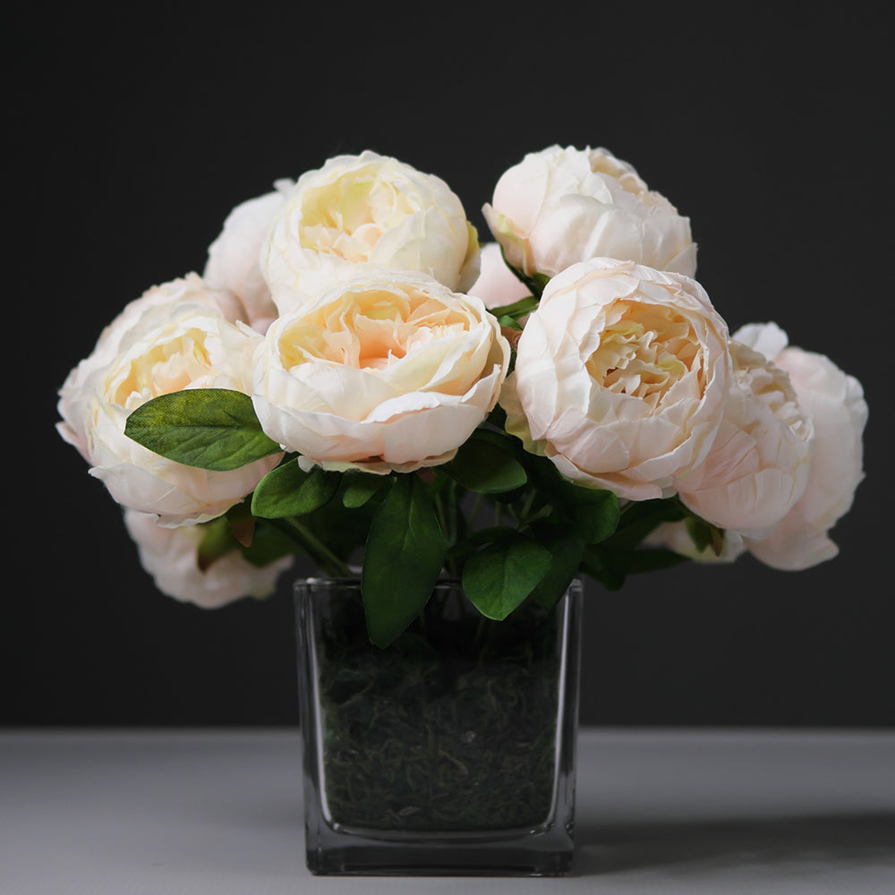 Cream Artificial Peony Arrangement