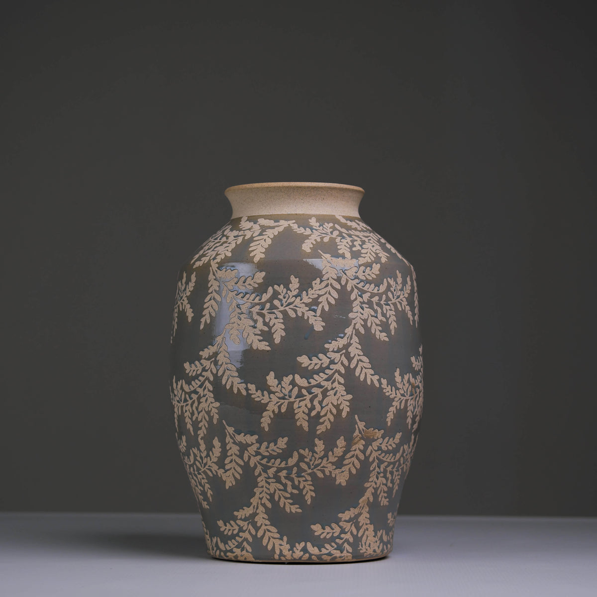 Green Handmade Pattern vase