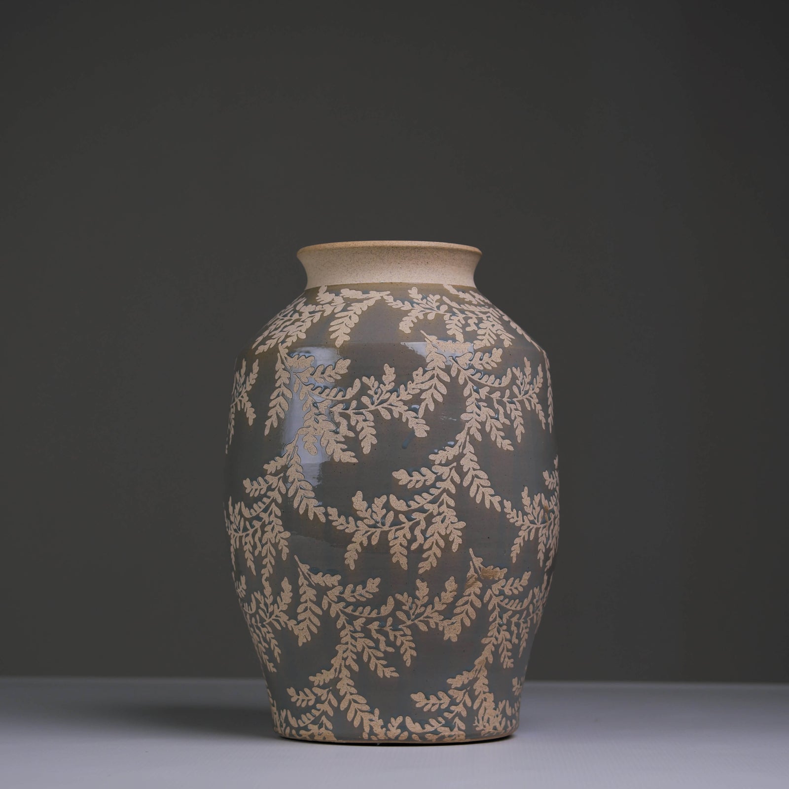 Green Handmade Pattern vase