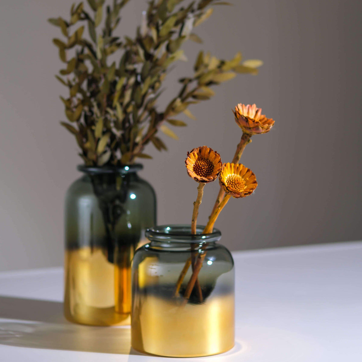 Ambered Jar Vase
