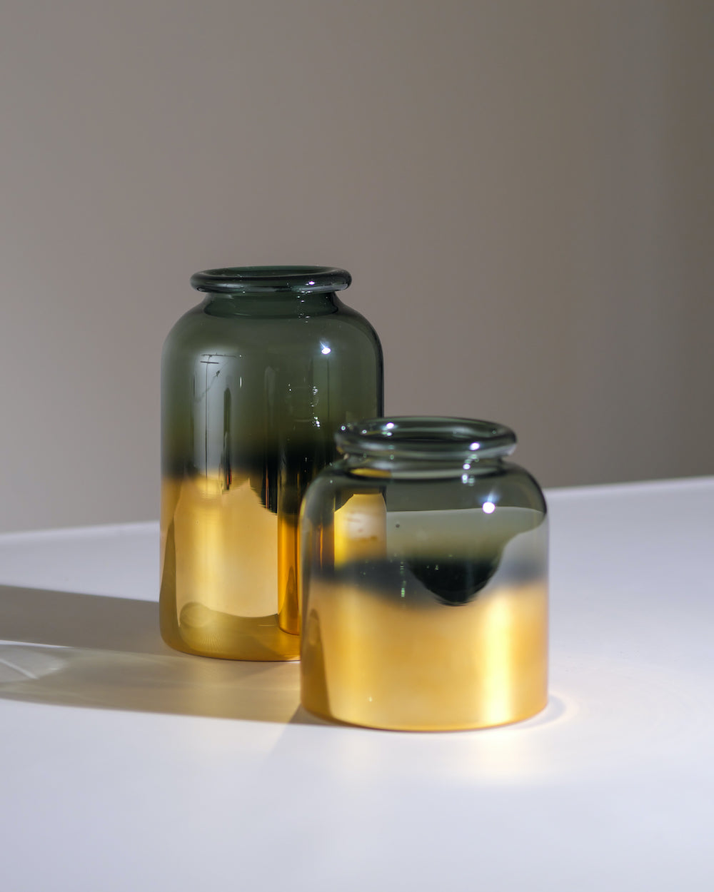 Ambered Jar Vase