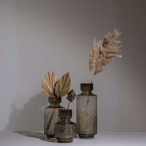 Brown patterned Vase