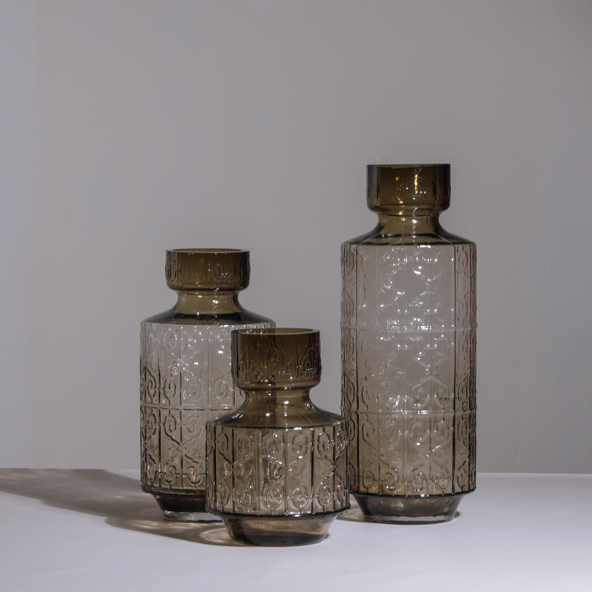 Brown patterned Vase