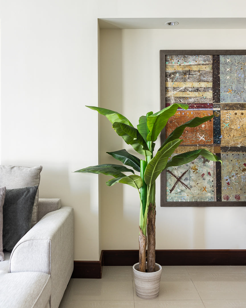 Artificial Banana Tree Plant 150cm (w/o pot)