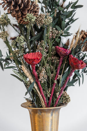 Christmas Dried Flower Bouquet