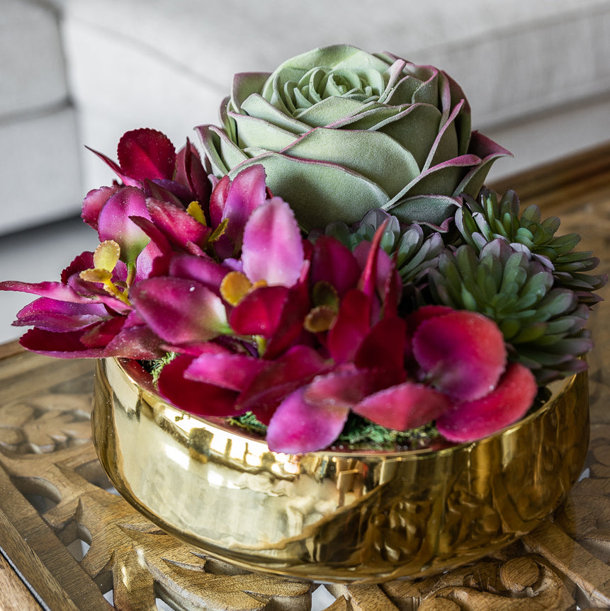 Festive Succulent Pot