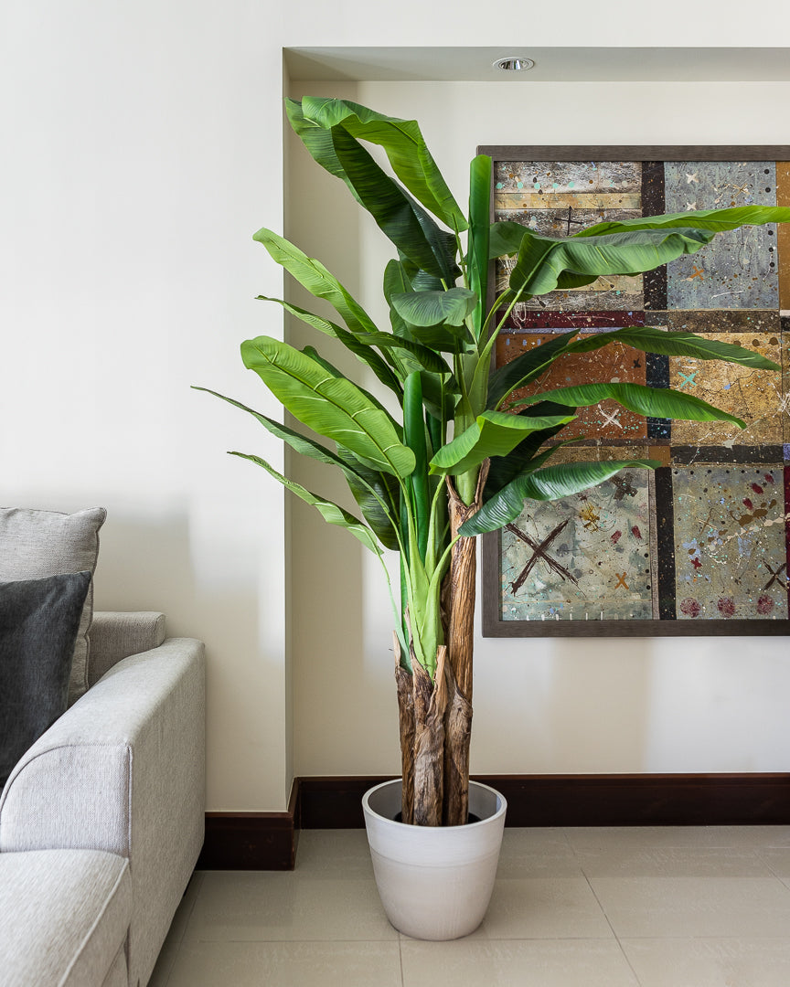 Artificial Banana Tree Plant 190cm (w/o pot)